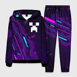 Костюм мужской Minecraft neon gaming, цвет: 3D-черный