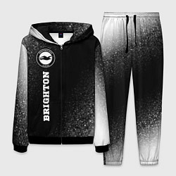 Костюм мужской Brighton sport на темном фоне по-вертикали, цвет: 3D-черный