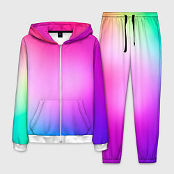 Костюм мужской Colorful gradient, цвет: 3D-белый