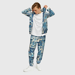 Костюм мужской Племя майя-пэчворк, цвет: 3D-белый — фото 2