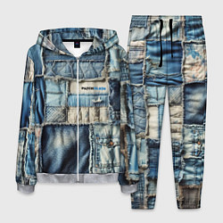 Мужской костюм Patchwork denim - vogue