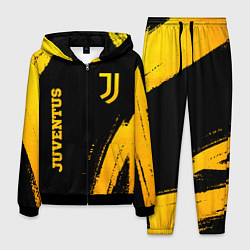 Мужской костюм Juventus - gold gradient вертикально