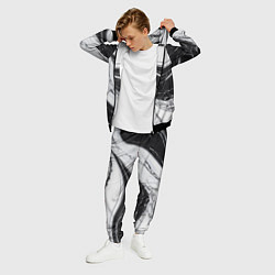 Костюм мужской Мрамор черно-белый, цвет: 3D-черный — фото 2