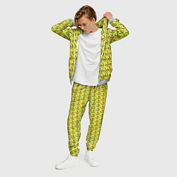 Костюм мужской Паттерн с авокадо в разрезе, цвет: 3D-меланж — фото 2
