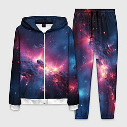 Костюм мужской Взрыв в космосе, цвет: 3D-белый