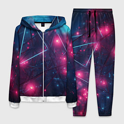 Костюм мужской Конструкция с ярким свечением, цвет: 3D-белый