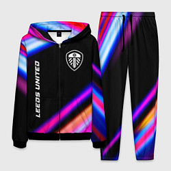 Костюм мужской Leeds United speed game lights, цвет: 3D-черный