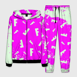 Мужской костюм Fortnite pattern pink