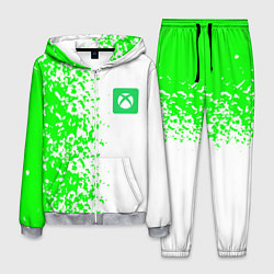 Мужской костюм Xbox кислотные зеленые краски