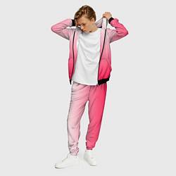 Костюм мужской Розовый градиент, цвет: 3D-черный — фото 2