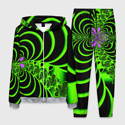 Костюм мужской Оптические иллюзии абстракция, цвет: 3D-меланж