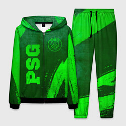 Мужской костюм PSG - green gradient вертикально