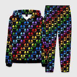 Мужской костюм Marshmello pattern neon