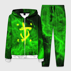 Костюм мужской Doom storm green, цвет: 3D-белый