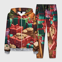 Костюм мужской Новый год печенье, цвет: 3D-меланж
