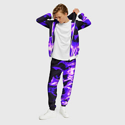Костюм мужской Неоновый огненный стиль, цвет: 3D-белый — фото 2