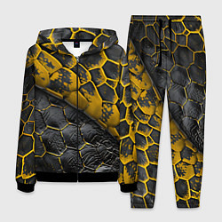 Костюм мужской Костюм рептилии, цвет: 3D-черный