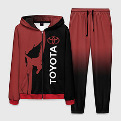 Костюм мужской Toyota и череп, цвет: 3D-красный