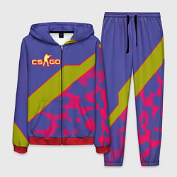 Костюм мужской Counter strike camo line, цвет: 3D-красный