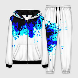 Костюм мужской Синяя кровь андроида, цвет: 3D-черный