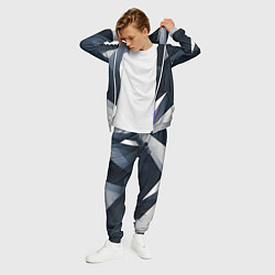 Костюм мужской Абстракция город следующего века, цвет: 3D-меланж — фото 2