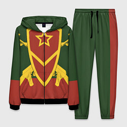 Костюм мужской Мотострелковые войска: герб со щитом, цвет: 3D-черный