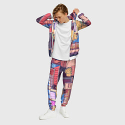 Костюм мужской Lo-fi японский стиль улица, цвет: 3D-белый — фото 2