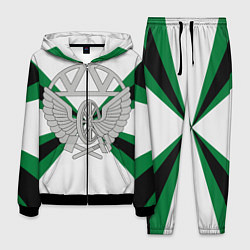 Костюм мужской Железнодорожные войска, цвет: 3D-черный