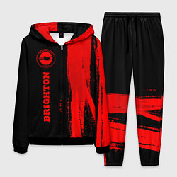 Костюм мужской Brighton - red gradient по-вертикали, цвет: 3D-черный
