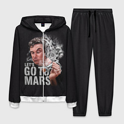 Костюм мужской Илон Маск - Lets go to Mars, цвет: 3D-белый