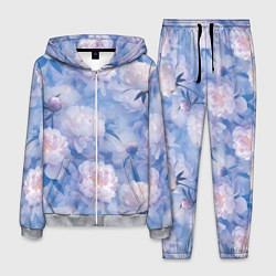 Костюм мужской Цветы в туманности, цвет: 3D-меланж
