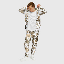 Костюм мужской Растения против зомби в бежевых тонах, цвет: 3D-белый — фото 2