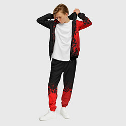 Костюм мужской Cowboy Bebop - red gradient по-вертикали, цвет: 3D-черный — фото 2
