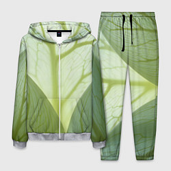 Костюм мужской Макро съемка листа, цвет: 3D-меланж