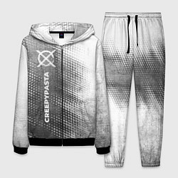 Мужской костюм CreepyPasta - grey gradient по-вертикали