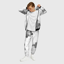 Костюм мужской Yamaha - white gradient вертикально, цвет: 3D-черный — фото 2