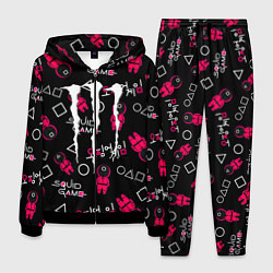 Костюм мужской Monster energy x Ojingeo geim, цвет: 3D-черный