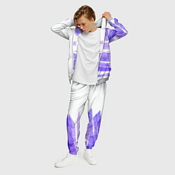 Костюм мужской Color white purple, цвет: 3D-меланж — фото 2