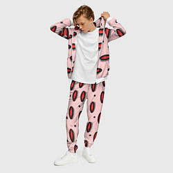 Костюм мужской Круги маркер - паттерн, цвет: 3D-белый — фото 2