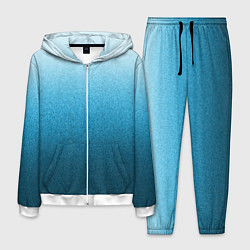 Мужской костюм Голубой мягкий градиент текстура крошка