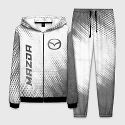 Мужской костюм Mazda - white gradient вертикально