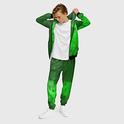 Костюм мужской GTA - green gradient по-вертикали, цвет: 3D-черный — фото 2