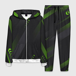 Костюм мужской Color black green, цвет: 3D-белый