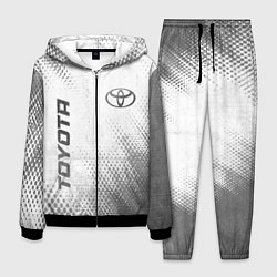 Костюм мужской Toyota - white gradient вертикально, цвет: 3D-черный