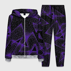Костюм мужской The triangle is purple, цвет: 3D-меланж