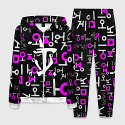 Костюм мужской Doom неоновый паттерн, цвет: 3D-белый