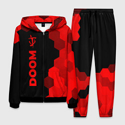 Костюм мужской Doom - red gradient по-вертикали, цвет: 3D-черный