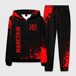 Мужской костюм Maneskin - red gradient вертикально