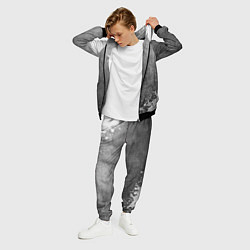 Костюм мужской Bring Me the Horizon - grey gradient вертикально, цвет: 3D-черный — фото 2