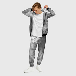 Костюм мужской Portal - grey gradient вертикально, цвет: 3D-черный — фото 2